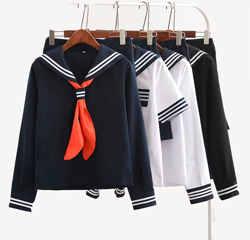Disfraz De Anime Japonés Jigoku Shojo, Disfraz De Chica Del Infierno, Enma Ai, JK, Uniforme Escolar, Traje De Marinero Con Calcetines