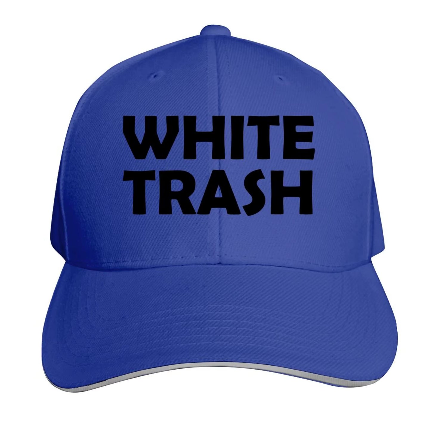 White Trash - Redneck Funny Ghetto USA - Adult Trucker Cap Hat