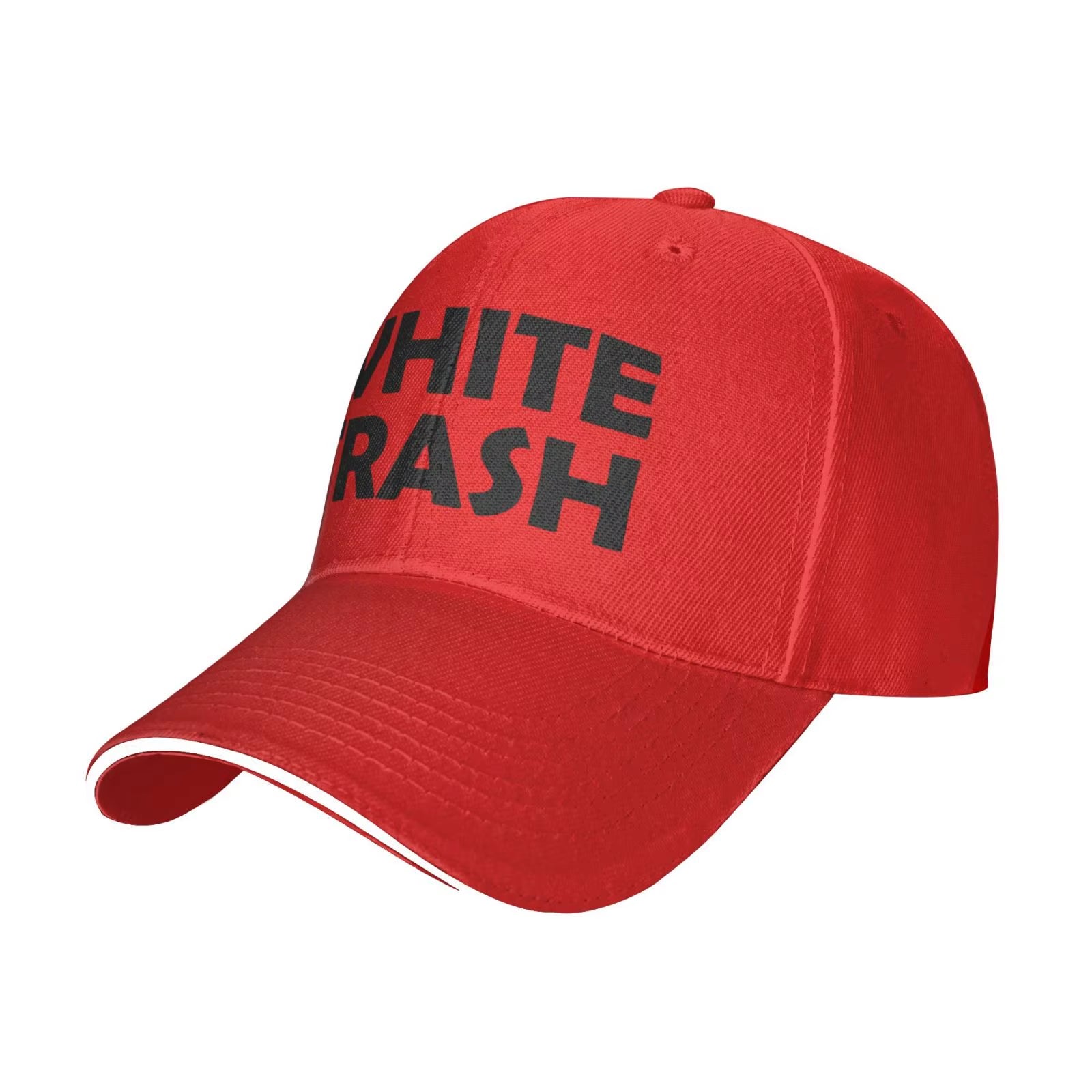 White Trash - Redneck Funny Ghetto USA - Adult Trucker Cap Hat