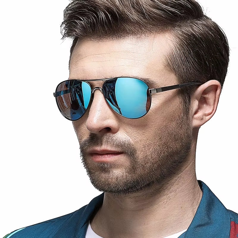 Brand Designer Polarized Sunglasses Men Aviation Coating Mirror Sun Glasses for Man Women Oculos Gafas Lentes De Sol