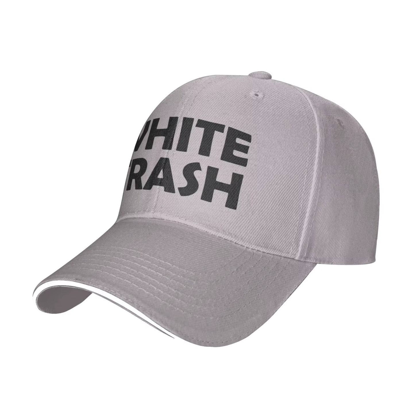 White Trash - Redneck Funny Ghetto USA - Adult Trucker Cap Hat