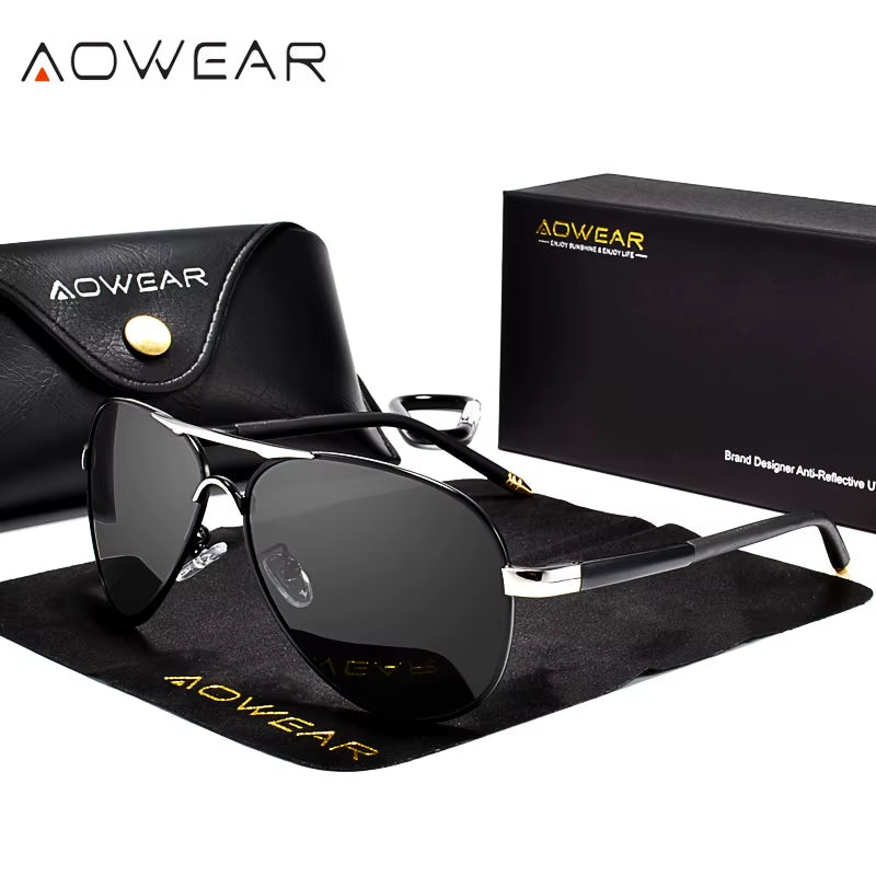 Brand Designer Polarized Sunglasses Men Aviation Coating Mirror Sun Glasses for Man Women Oculos Gafas Lentes De Sol