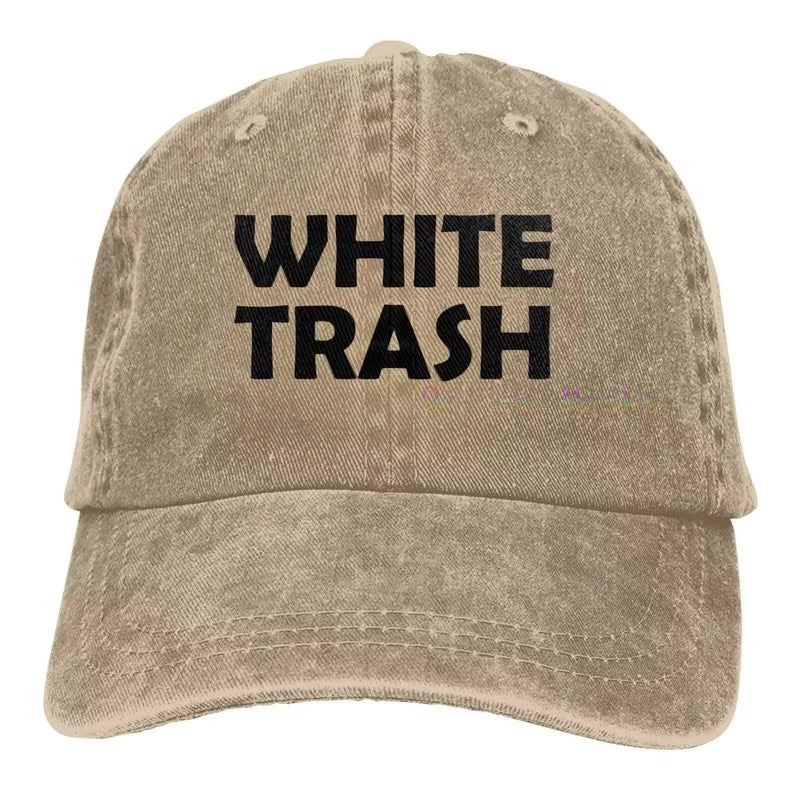 White Trash - Redneck Funny Ghetto USA - Adult Trucker Cap Hat