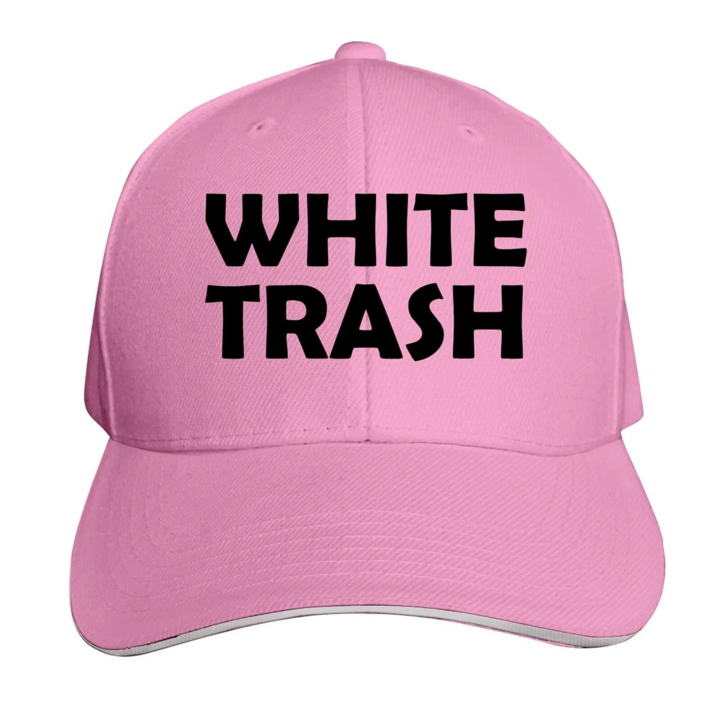 White Trash - Redneck Funny Ghetto USA - Adult Trucker Cap Hat