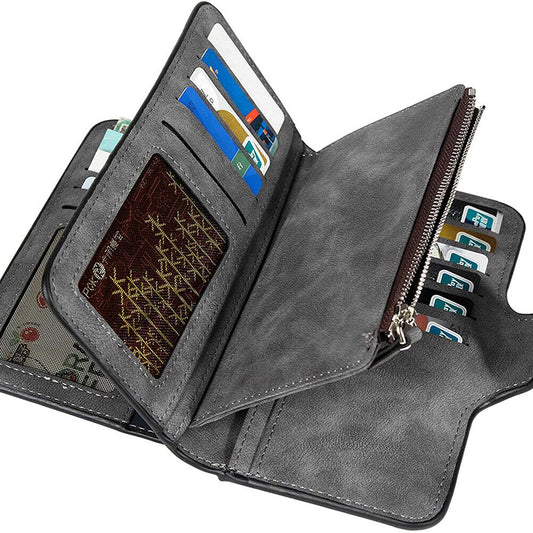 RFID Blocking Wallet for Womens Clutch Purse Ladies Credit Card Holder Organizer