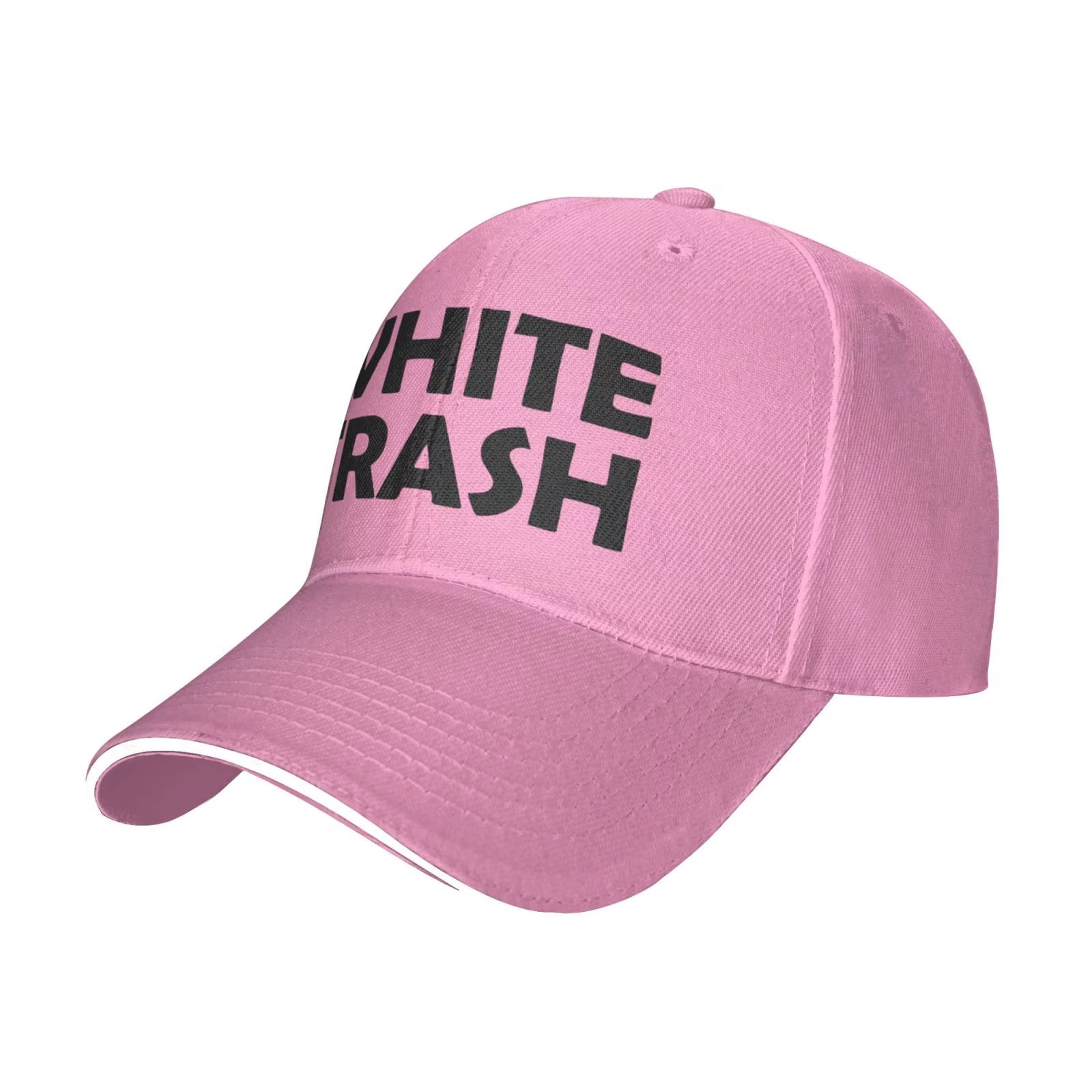 White Trash - Redneck Funny Ghetto USA - Adult Trucker Cap Hat