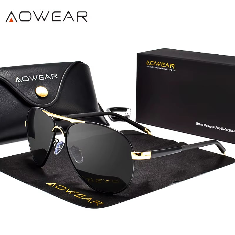 Brand Designer Polarized Sunglasses Men Aviation Coating Mirror Sun Glasses for Man Women Oculos Gafas Lentes De Sol