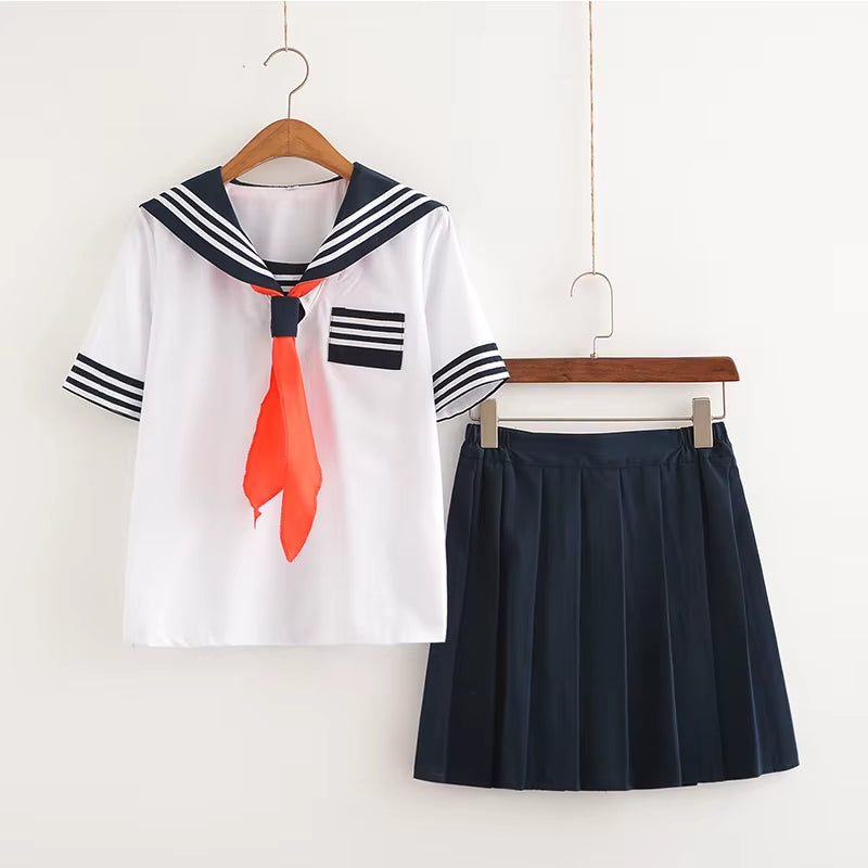 Disfraz De Anime Japonés Jigoku Shojo, Disfraz De Chica Del Infierno, Enma Ai, JK, Uniforme Escolar, Traje De Marinero Con Calcetines