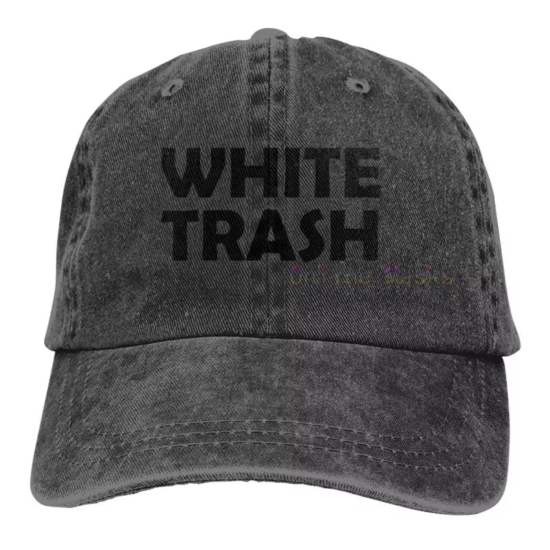 White Trash - Redneck Funny Ghetto USA - Adult Trucker Cap Hat