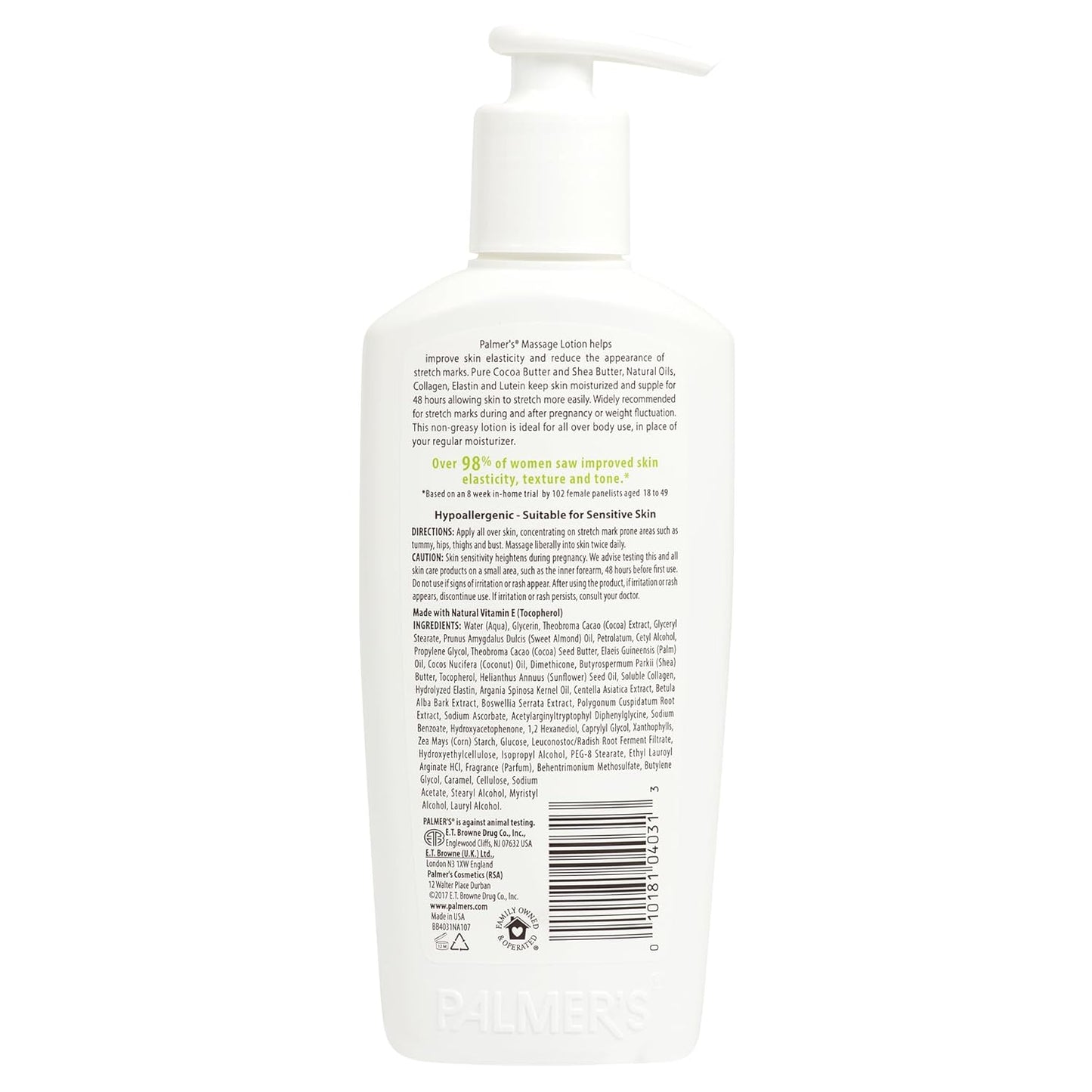"Ultimate Stretch Mark Solution: Luxurious Cocoa Butter Massage Lotion for Pregnancy Skin Care, Enhanced with Collagen, Elastin, Argan Oil and Shea Butter - 8.5 Ounces"